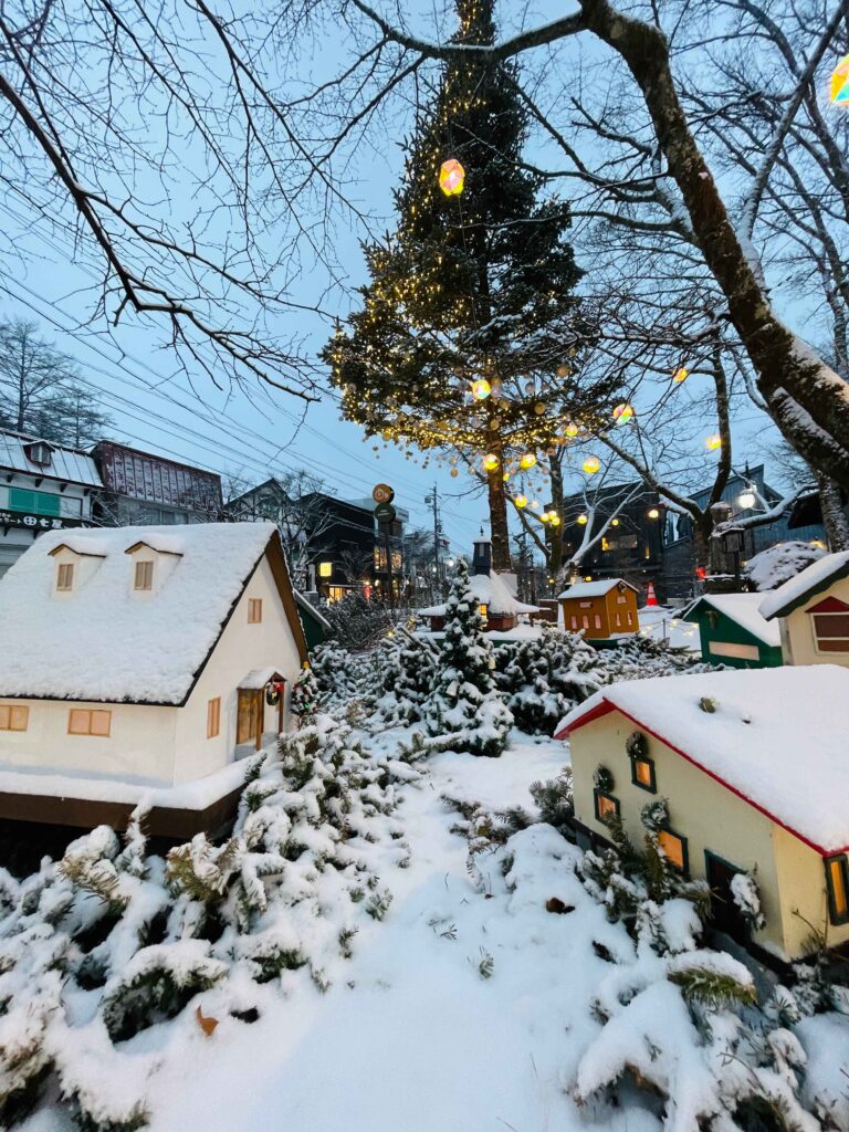 軽井沢雪